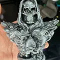 Tượng đầu Skeletor độ phân giải cao hỗ trợ in 3D - Thumbnail 5