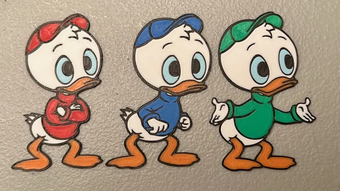 Nam châm nhiều màu Huey, Dewey và Louie - Image 1