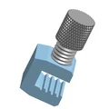 Kẹp filament với bu lông M8 có rãnh - Thumbnail 4