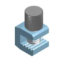 Kẹp filament với bu lông M8 có rãnh - Thumbnail 5