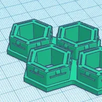 Kết nối tường tổ ong bốn chân