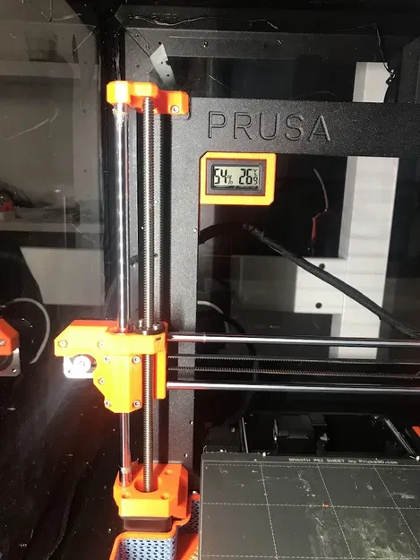 Giá đỡ đồng hồ đo độ ẩm đồng phẳng với khung máy in 3D - Image 1