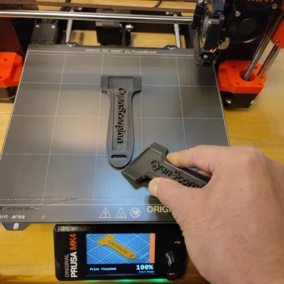 Xẻng nhựa cho việc lấy mô hình in từ bàn nhiệt