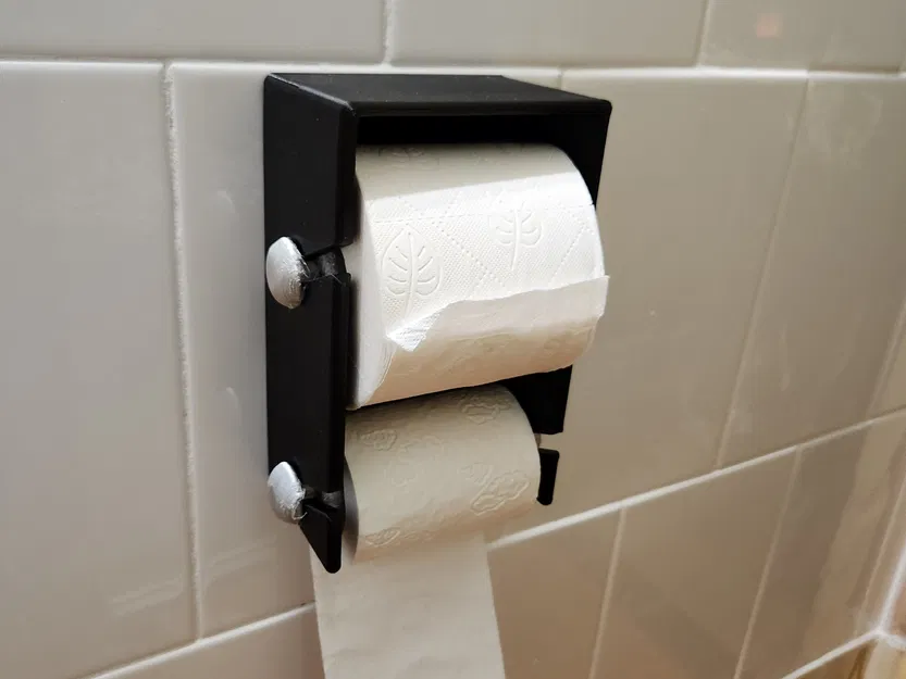 Giá đỡ cuộn giấy vệ sinh đôi cho nhà vệ sinh ngoài trời - Image 2