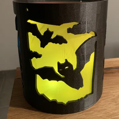 Đèn lồng Halloween cho đèn LED hoặc nến trà