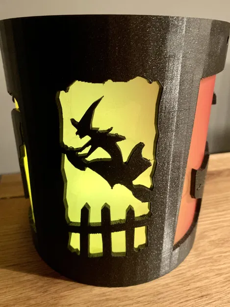 Đèn lồng Halloween cho đèn LED hoặc nến trà - Image 8