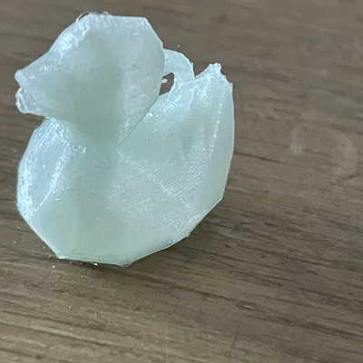 Móc khóa vịt dễ thương phong cách low poly