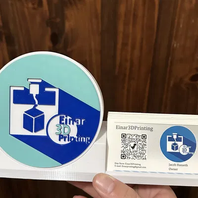 Giá đỡ danh thiếp tùy chỉnh với logo trống