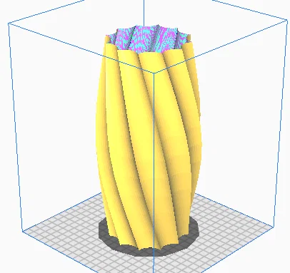 Bình hoa hiện đại với bề mặt nhám 25 cm - Image 2