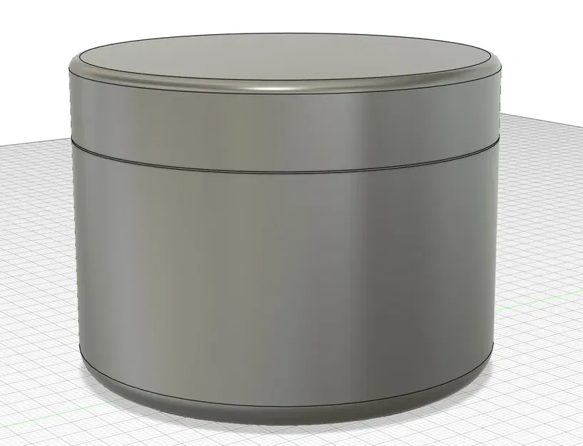 Hộp đựng có nắp vặn đường kính 80 mm - Image 1