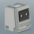 Mô hình Macintosh cổ điển mini với mắt robot - Thumbnail 3