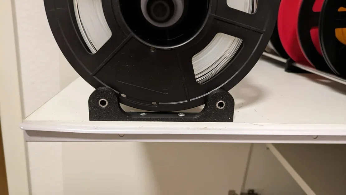 Giá đỡ cuộn filament tùy chỉnh cho tủ dưới máy in - Image 3