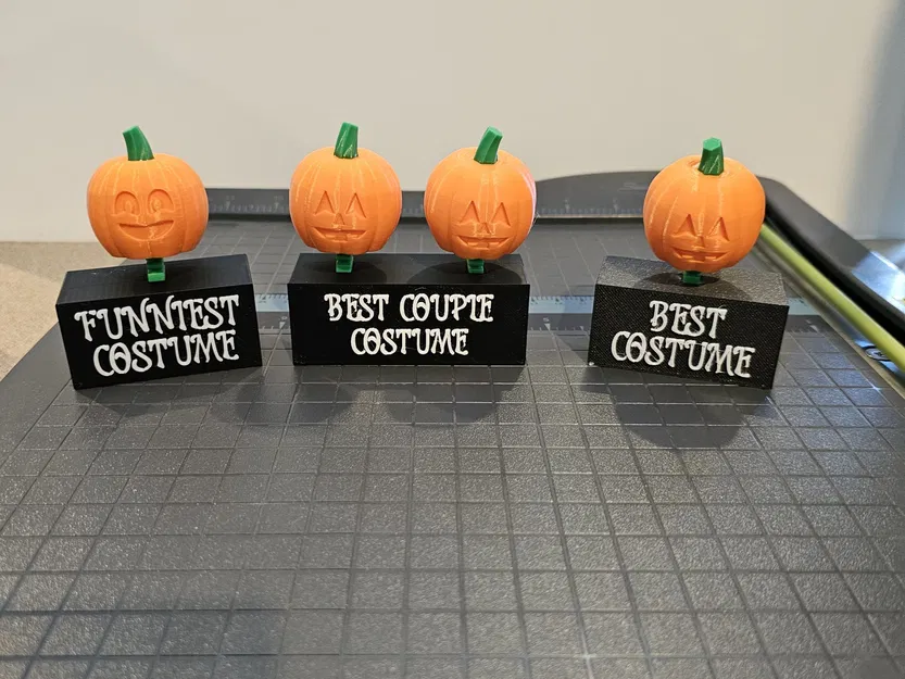 Cơ sở giải thưởng Halloween cho Bobblehead Jack-o'-lanterns - Image 1