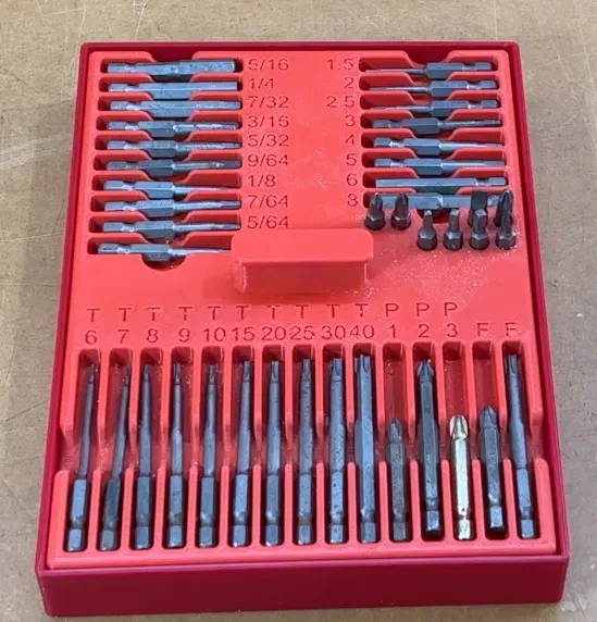 Khay lưu trữ đầu vít lớn và hộp chia ngăn - Image 1