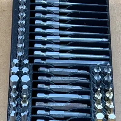 Hộp đựng bit lái và khay dưới cho dụng cụ