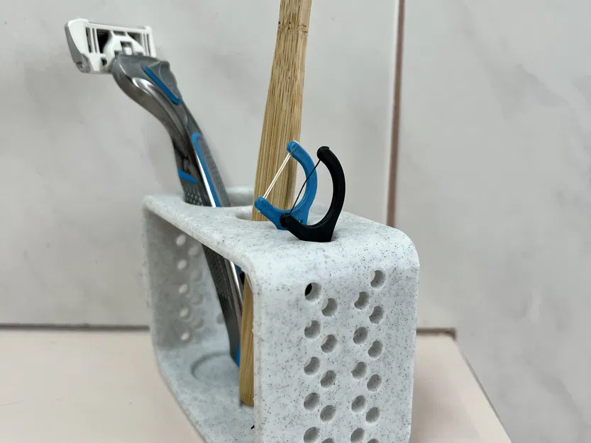 Giá đỡ dao cạo và bàn chải đánh răng cho một người - Image 1