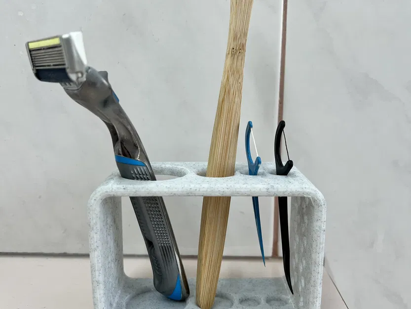 Giá đỡ dao cạo và bàn chải đánh răng cho một người - Image 3