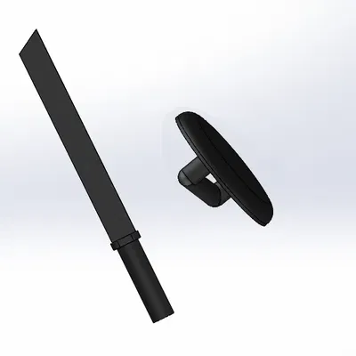 Kiếm và khiên lego đơn giản