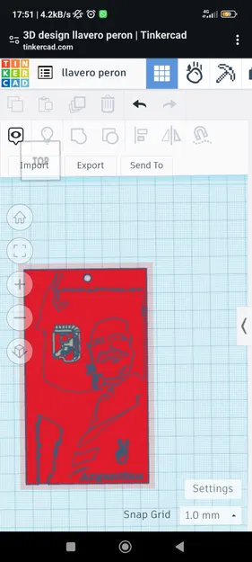 Llavero justicilista của Juan Domingo Perón - Image 2