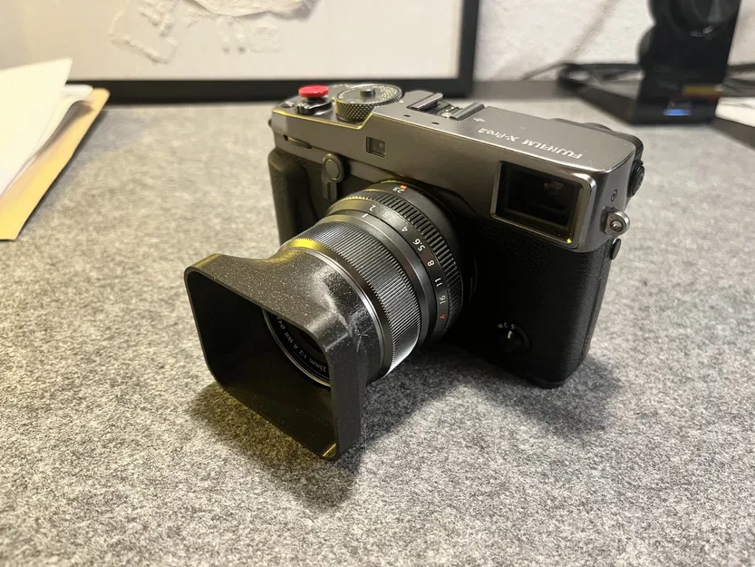 Nắp chụp vuông cho ống kính Fujinon 23mm f2 - Image 3