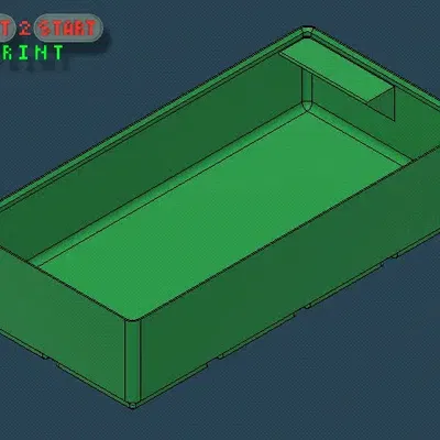 Thùng chứa 4x2x5 cho bàn làm việc Gridfinity