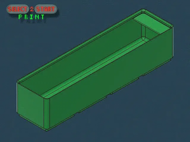 Thùng chứa 4x1x5 Gridfinity cho bàn làm việc - Image 1