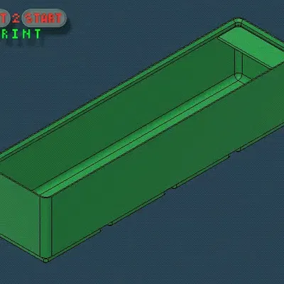 Thùng chứa 4x1x5 Gridfinity cho bàn làm việc