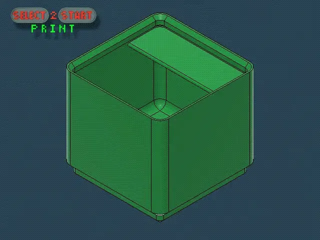 Thùng chứa 1x1x5 cho bàn làm việc Gridfinity - Image 1