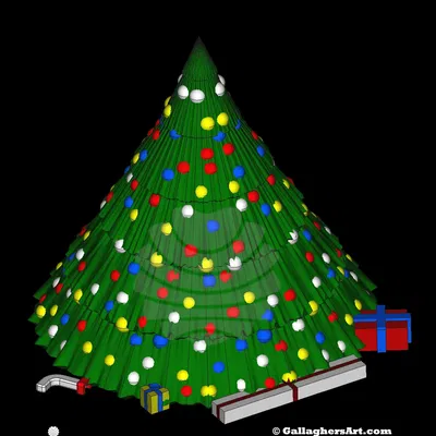 Cây thông Giáng sinh 2022 nhiều màu và phụ kiện bổ sung