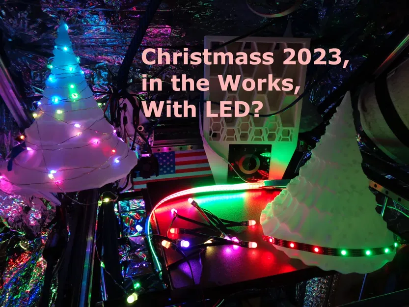 Cây thông Noel đa phần 2019 với chậu và bóng đèn - Image 2