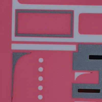 Tàu hỏa hồng dễ thương cho mô hình 3D