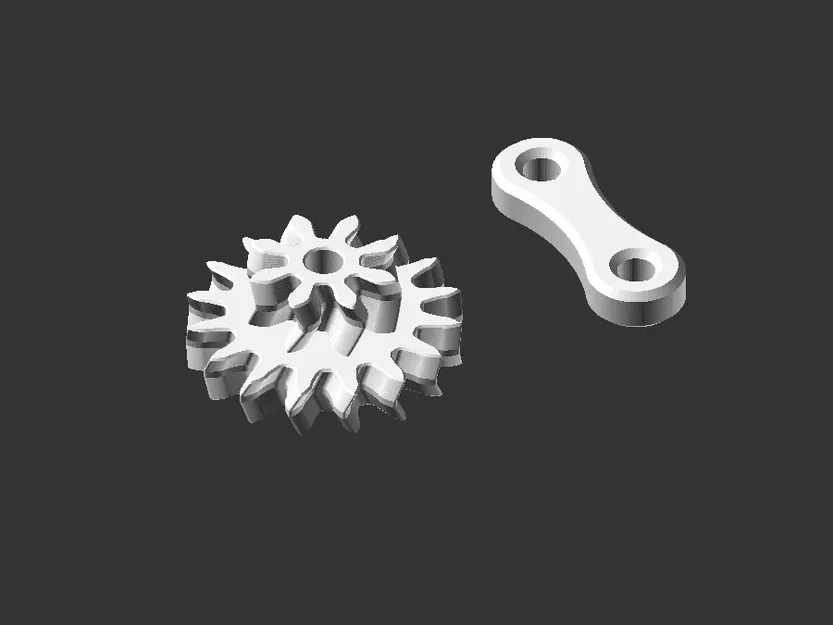 Hệ thống bánh răng tùy chỉnh cho trục ∅2mm - Image 2