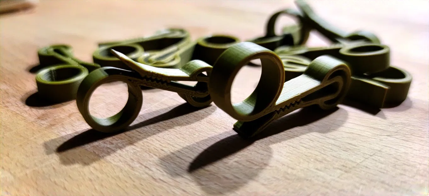 Kẹp nhỏ với răng cho túi đựng - Image 2