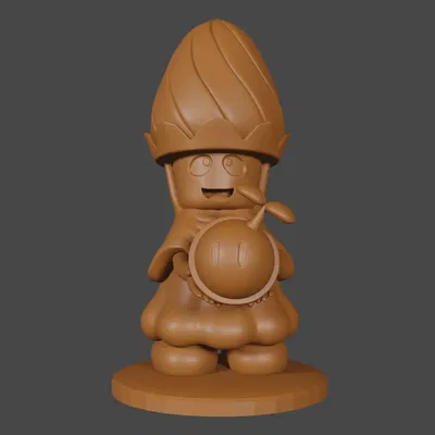 Nhân vật Mario Wonder phong cách Poplin cho DnD tabletop