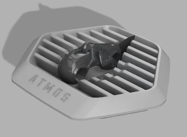 Bìa Atmos Evo phiên bản Tron với mô hình xe máy - Image 1