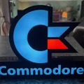 Đèn LED hộp ánh sáng với biểu tượng Commodore - Thumbnail 1