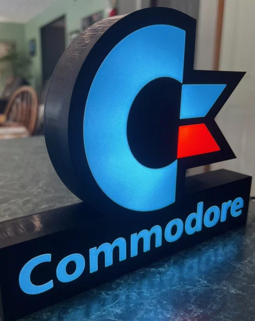 Đèn LED hộp ánh sáng với biểu tượng Commodore - Image 3