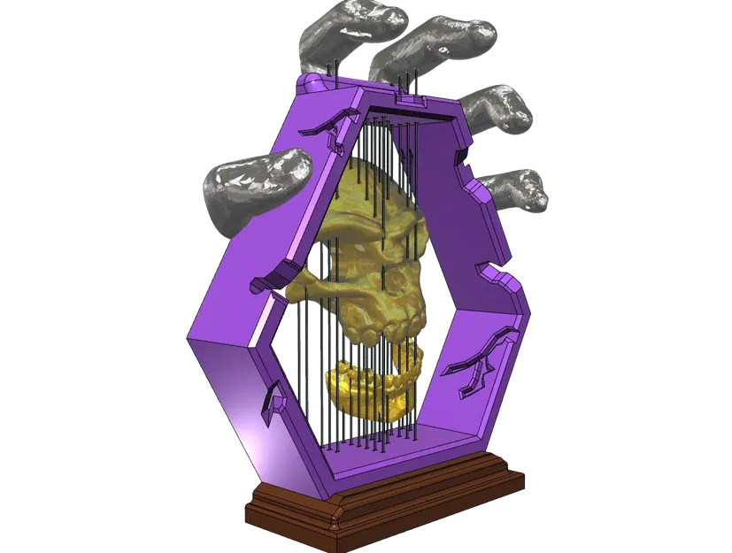 Đầu lâu treo nghệ thuật với chi tiết tinh xảo - Image 5