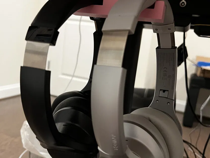 Giá treo tai nghe đôi dưới bàn tiện lợi - Image 1