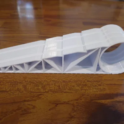 Cái chặn cửa hình bình hoa chế tạo từ trục đơn giản