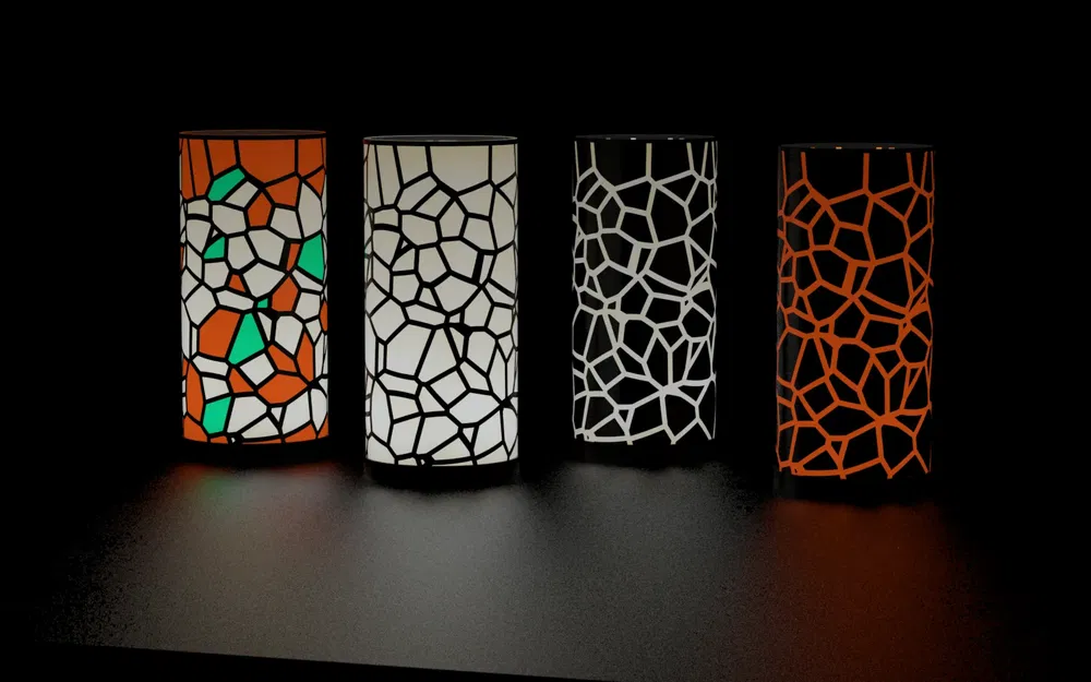 Đèn bàn hình bình hoa đa năng để bút - Image 3