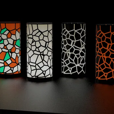 Đèn bàn hình bình hoa đa năng để bút