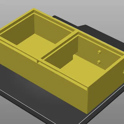 Hộp đèn litophane cho 1-2 tranh lithography 100mm x 100mm x 5mm