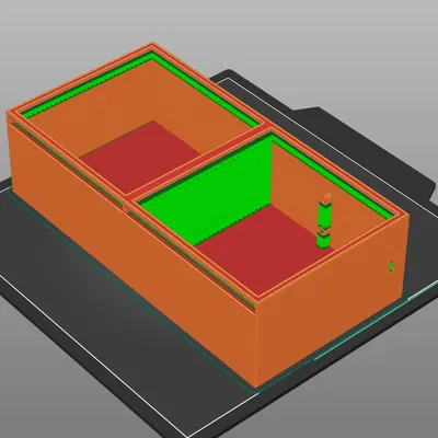 Hộp đèn litophane cho 1-2 tranh lithography 100mm x 100mm x 5mm