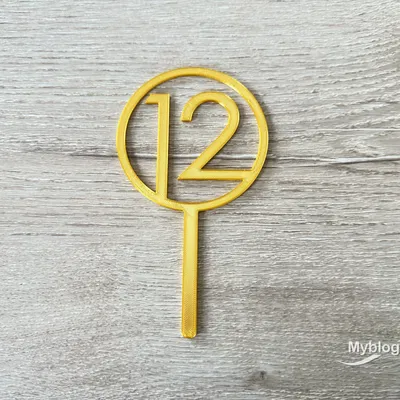 Trang trí bánh sinh nhật 12 tuổi