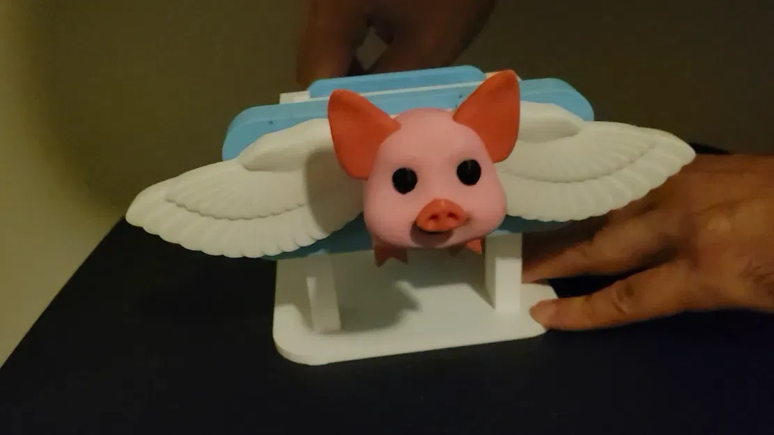 Lợn bay nghệ thuật chuyển động độc đáo - Image 2