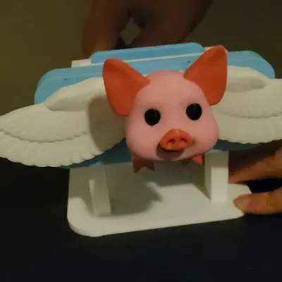 Lợn bay nghệ thuật chuyển động độc đáo