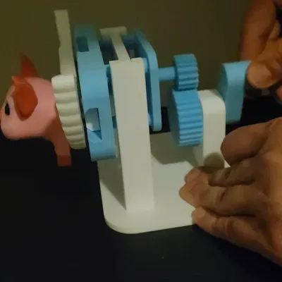 Lợn bay nghệ thuật chuyển động độc đáo