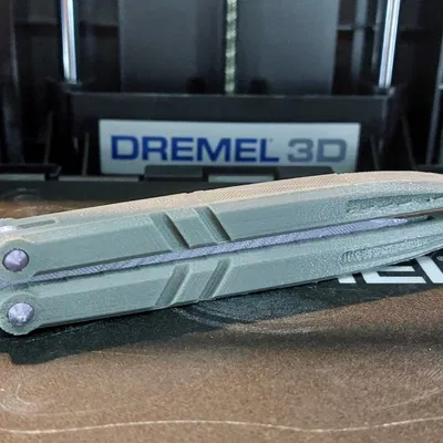 Dao bướm lắp ráp độc đáo