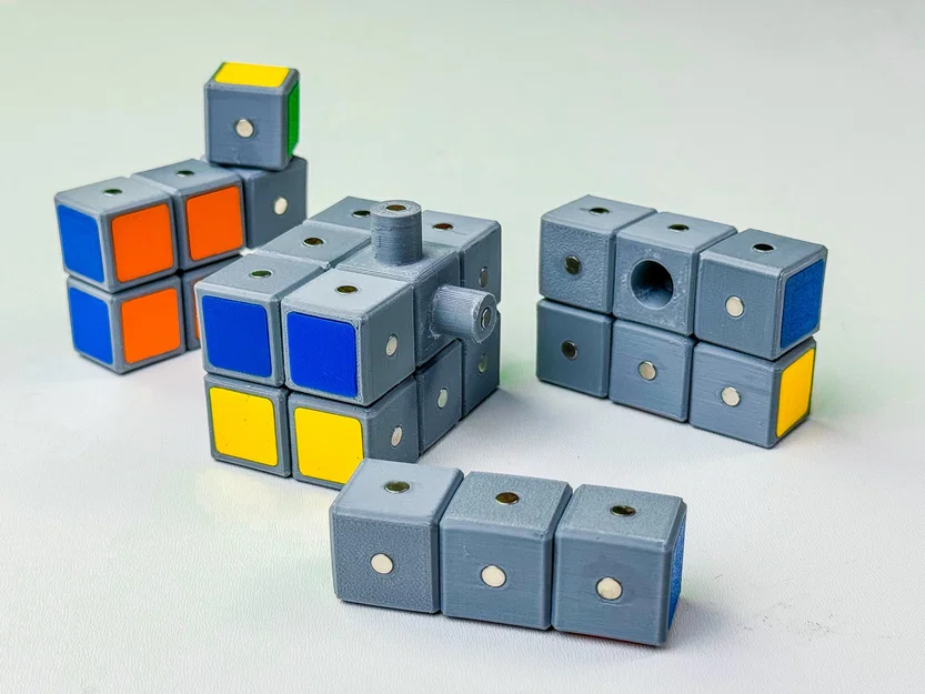 Khối Rubik 3x3 V2 chỉ với nam châm - Image 8